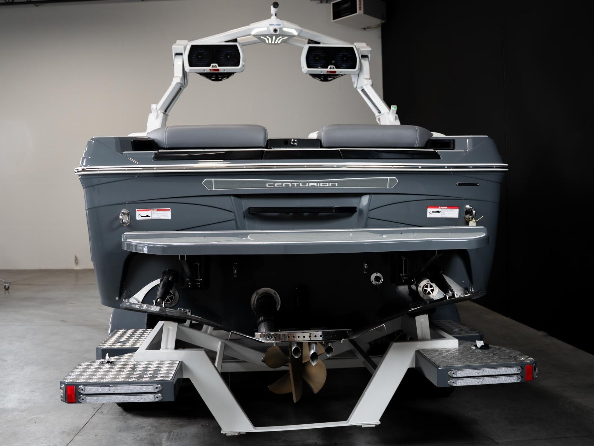 2026 Centurion Ri245 - Charcoal / White Accents - BoardCo Boats