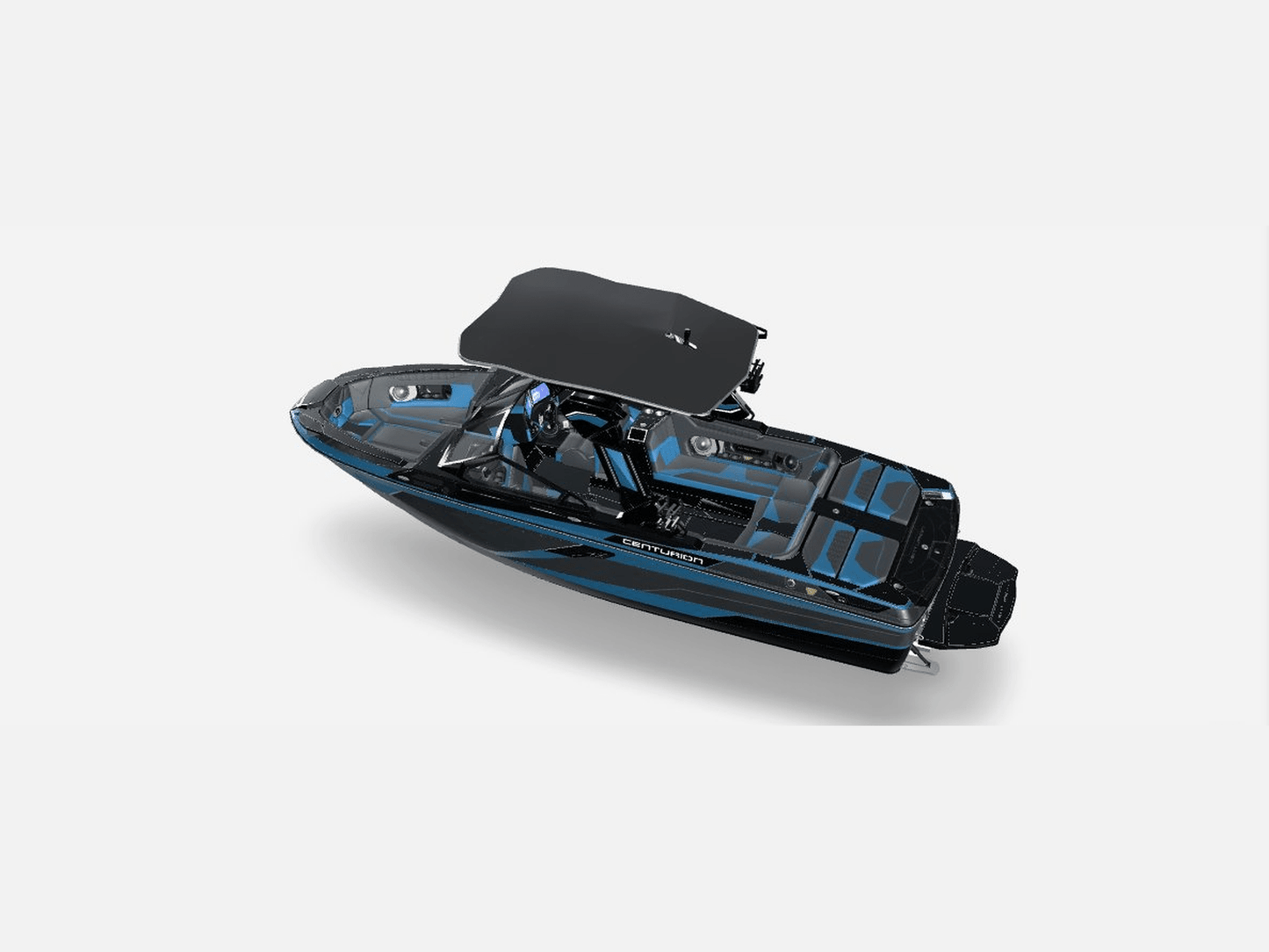 2026 Centurion Ri245 - Gun Metal Flake / Mist Blue - BoardCo