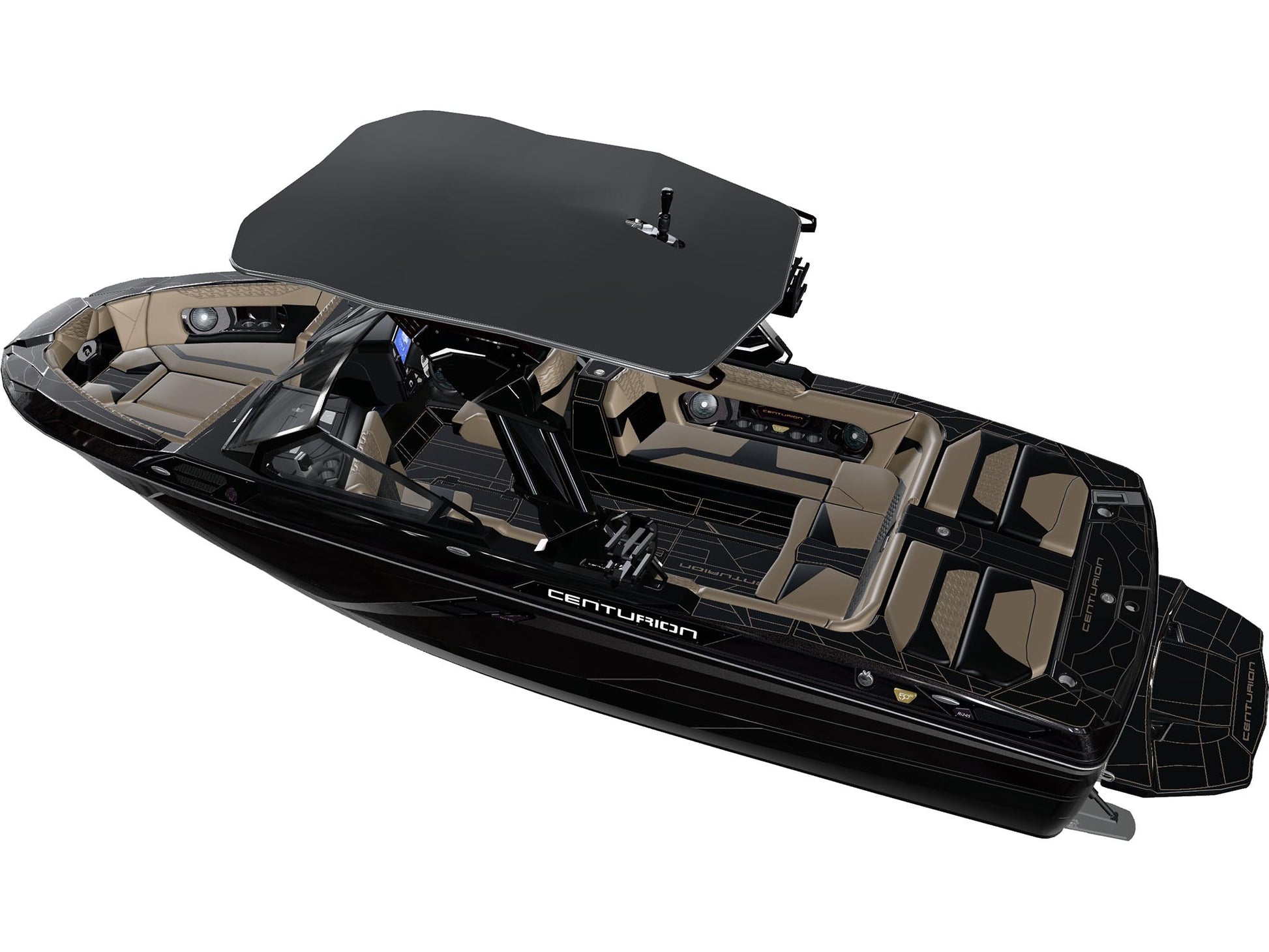 2026 Centurion Ri245 - Onyx Black / Black Flake / Mocha - BoardCo