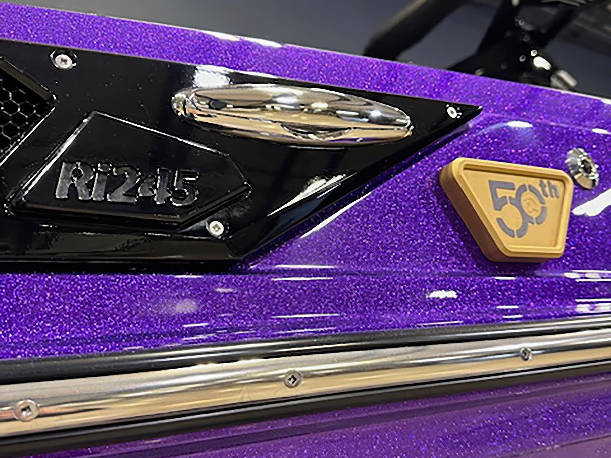 2026 Centurion Ri245 - Onyx Black / Brilliant Purple Flake - BoardCo