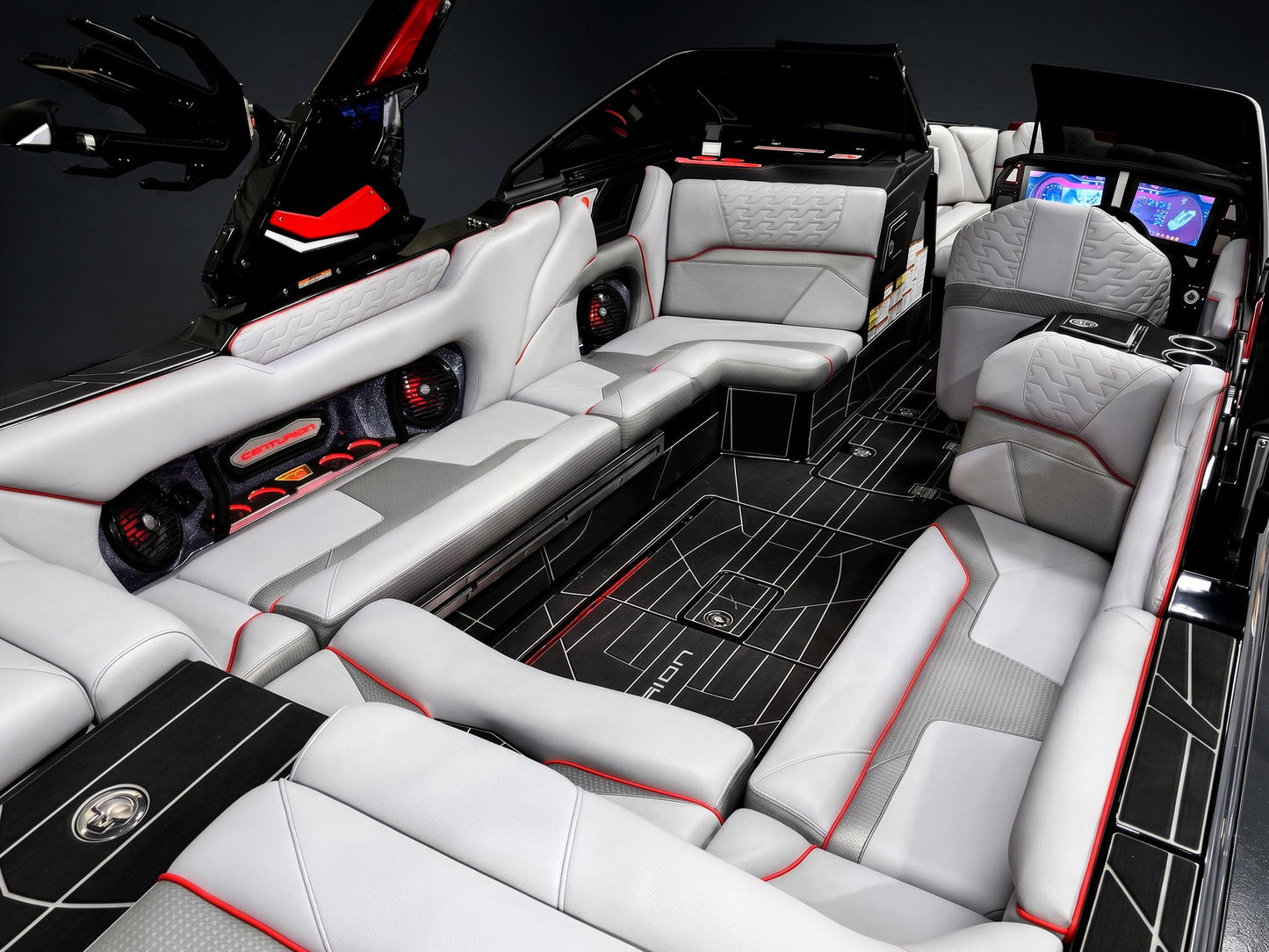 2026 Centurion Ri245 - Onyx Black / Gunmetal Flake / Red