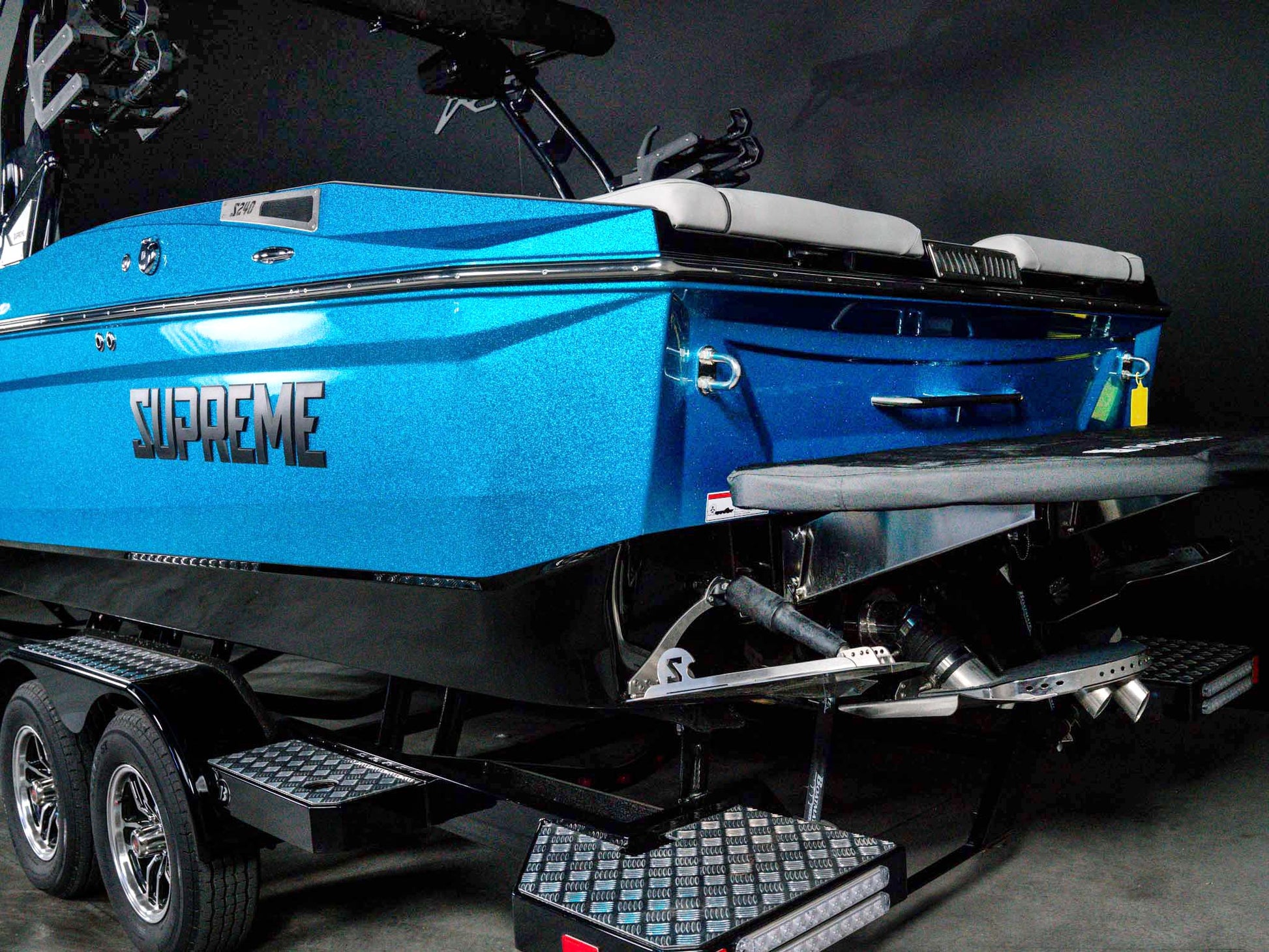 2026 Supreme S240 - Bahama Blue Flake / Onyx Black - BoardCo