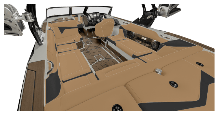 2026 Supreme S240 - Stone Gray / Black Flake and Castano Interior - BoardCo
