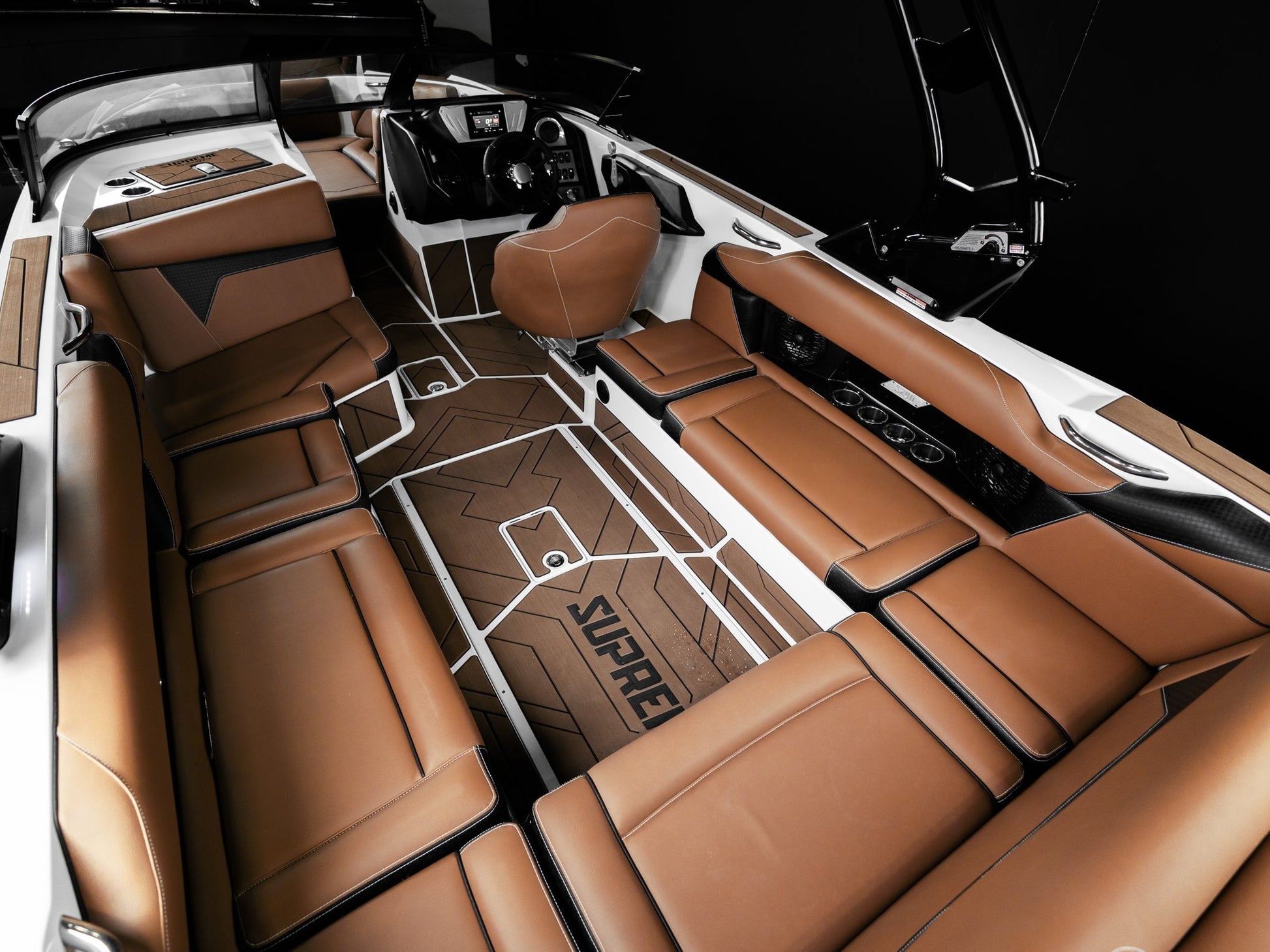 2026 Supreme S240 - White Frost / Castano - BoardCo Boats