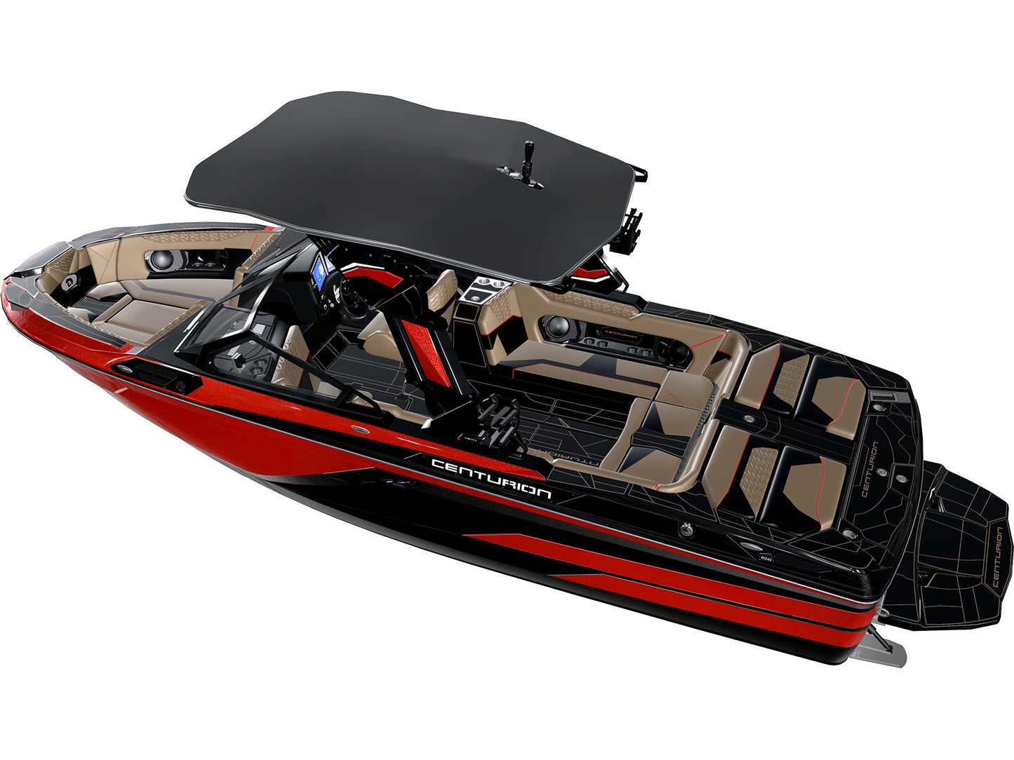 2027 Centurion Ri245 in Fire Red Metal Flake w/ Mocha interior