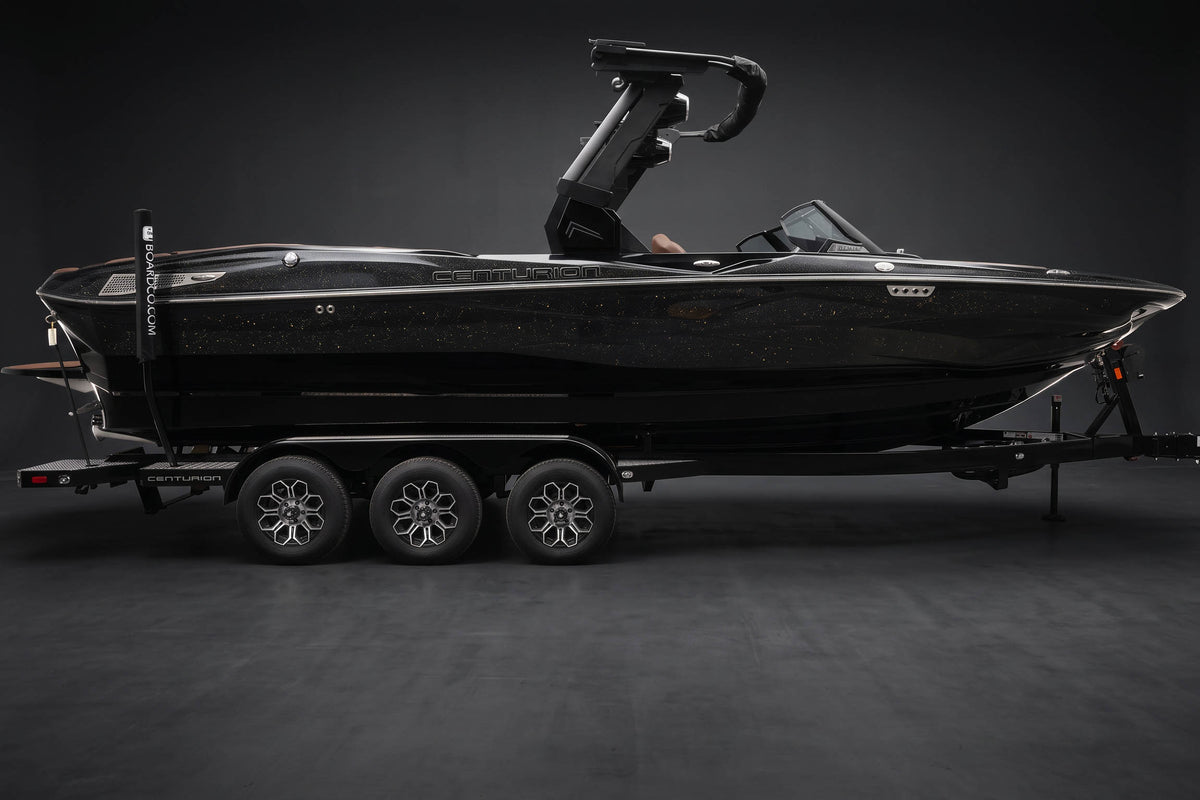 2027 Centurion Nv243 in Black Metal Flake w/ Saddle Brown interior