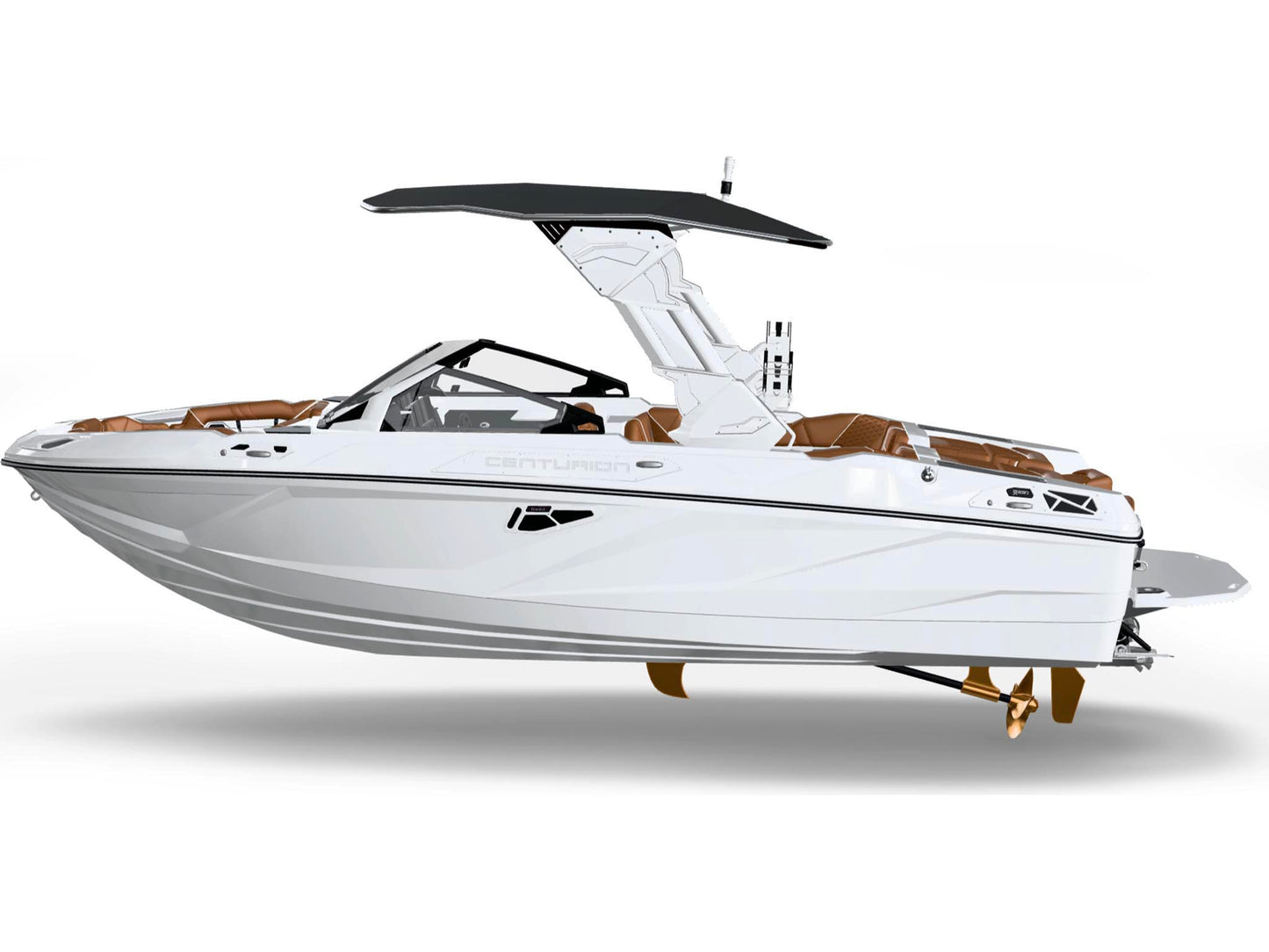 2027 Centurion RS230 - All White / Camel, side profile