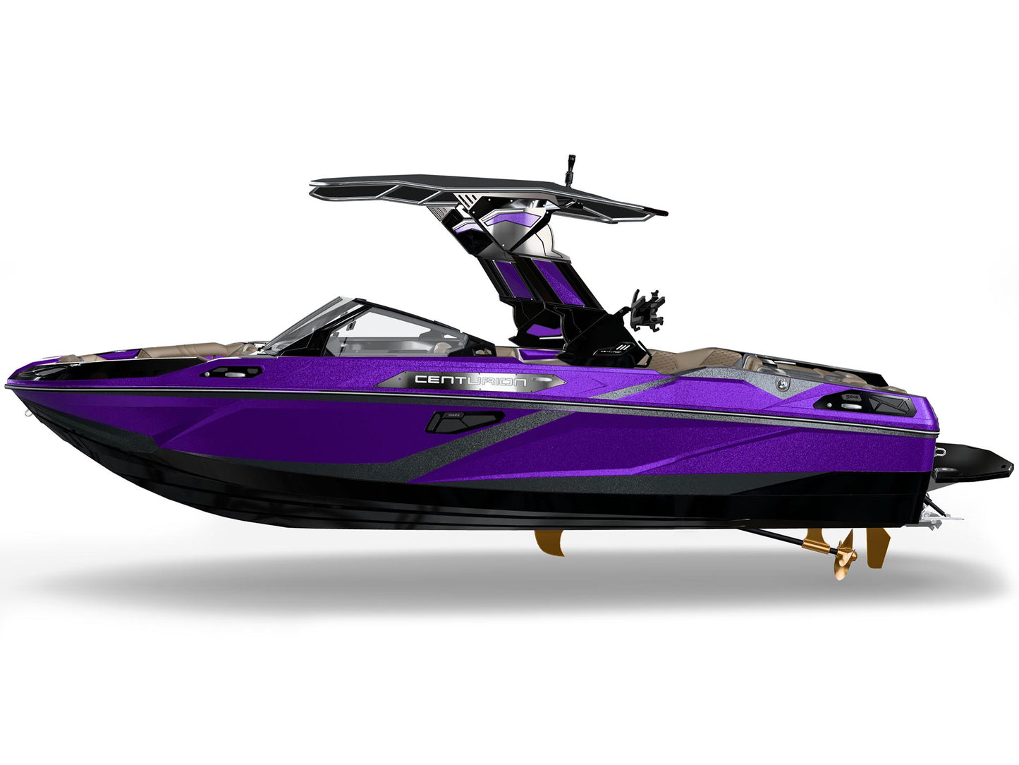 2027 Centurion RS245 - Black / Purple / Monolith, side profile