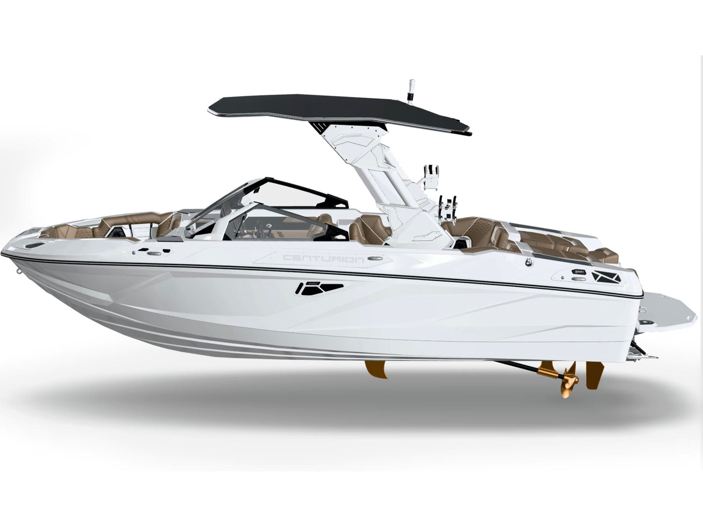 2027 Centurion RS230 - All White / Monolith, side profile