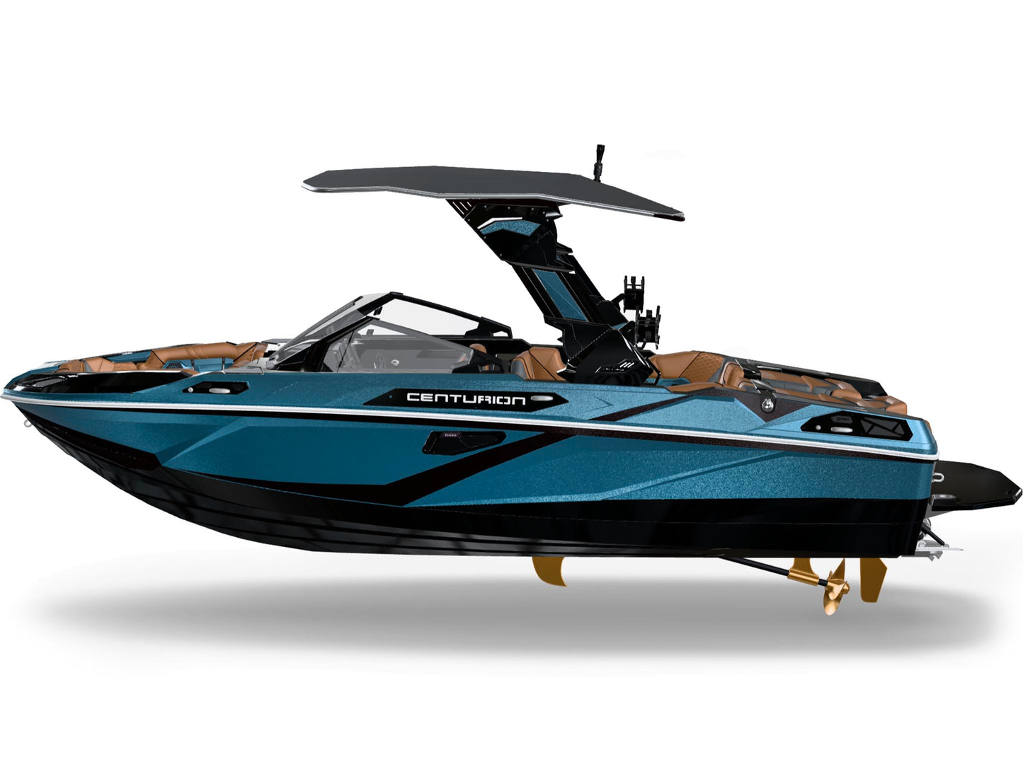 2027 Centurion RS230 - Black / Mist / Camel, side profile