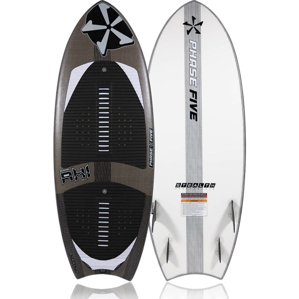 サーフィン・ボディボード Wake Surf Board VERIAL-TRIFECTA Ahi Stealth Surf Style Wakesurf Board by Phase 5