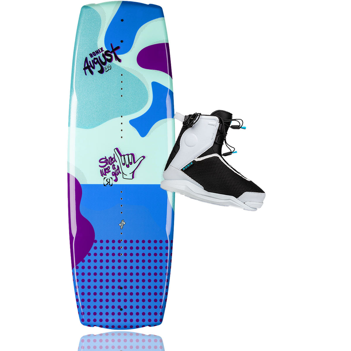 Ronix August w/ Vision Pro Girl's Wakeboard Package 2026