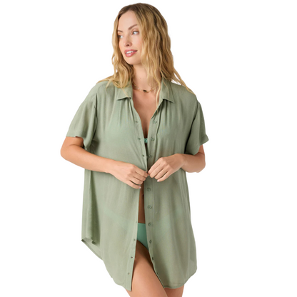 O'Neill Saltwater Solids Carlee Coverup in Sea Spray