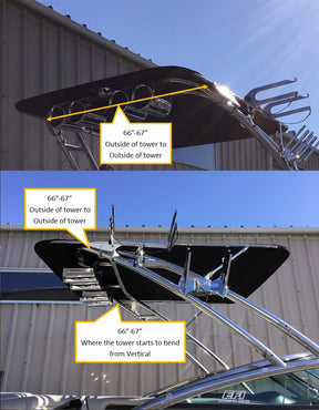 Calabria Pro-V W/2.0 Tube Tower Folding Canopy Top