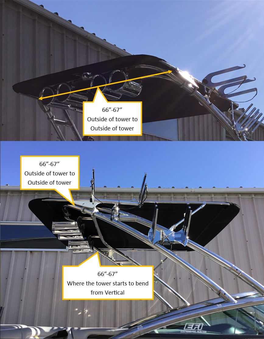 Calabria Pro-V W/2.0 Tube Tower Folding Canopy Top