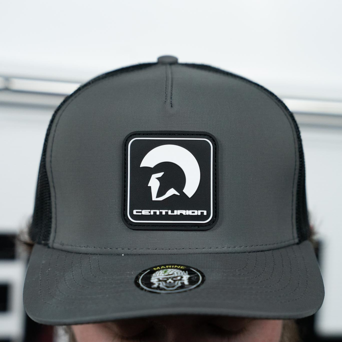 Centurion Marine Hat in Charcoal/Black