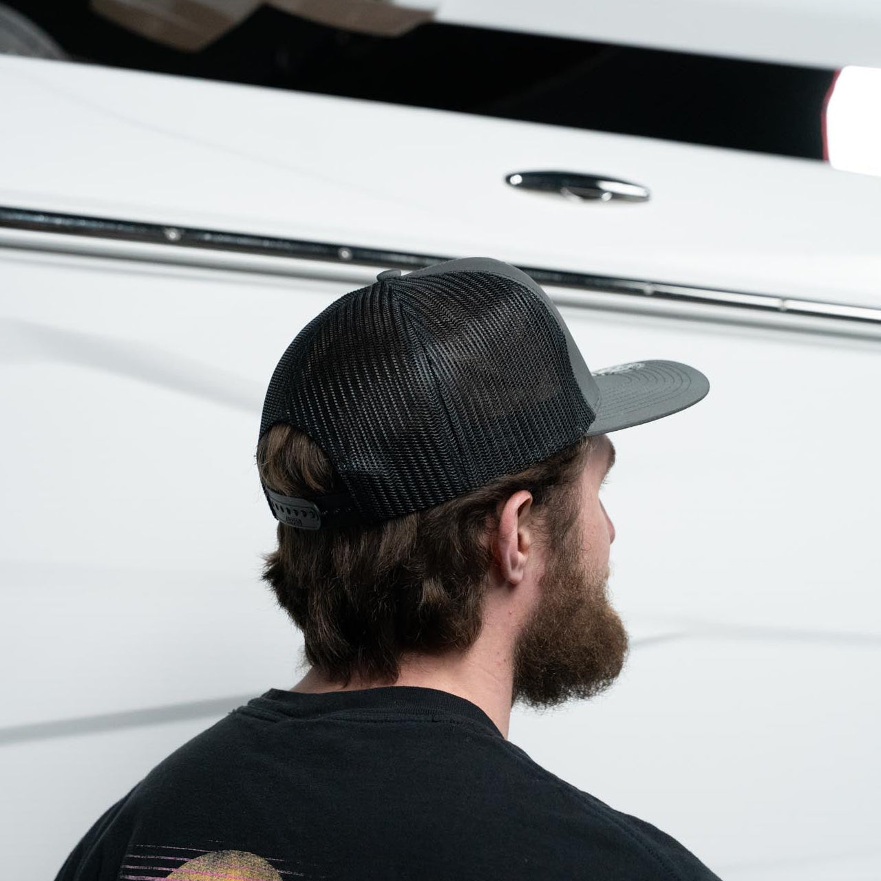 Centurion Marine Hat in Charcoal/Black