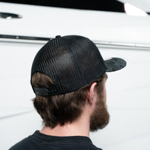 BoardCo Warrior Hat Black Camo with B Patch