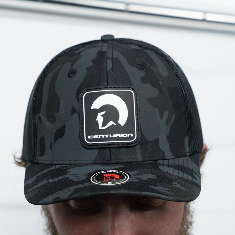 Centurion Warrior Hat in Black Camo
