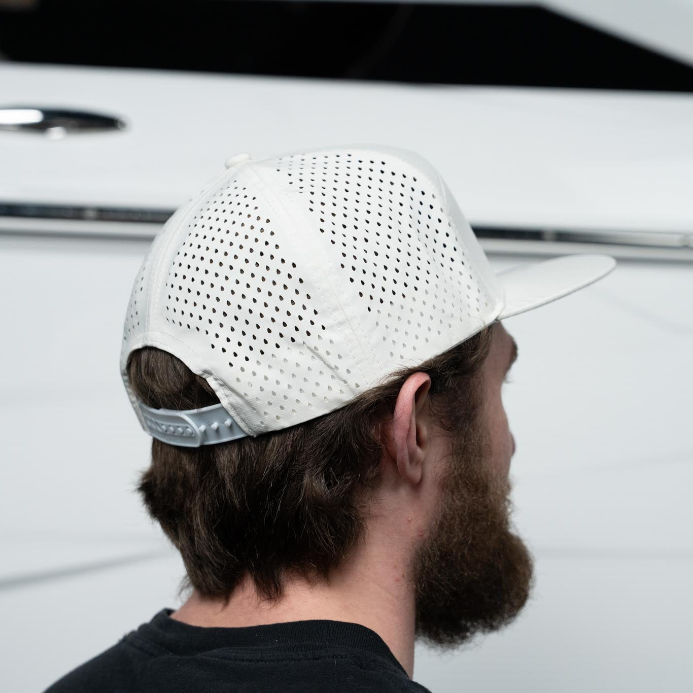 Centurion Osprey Hat in White with Black Centurion Patch