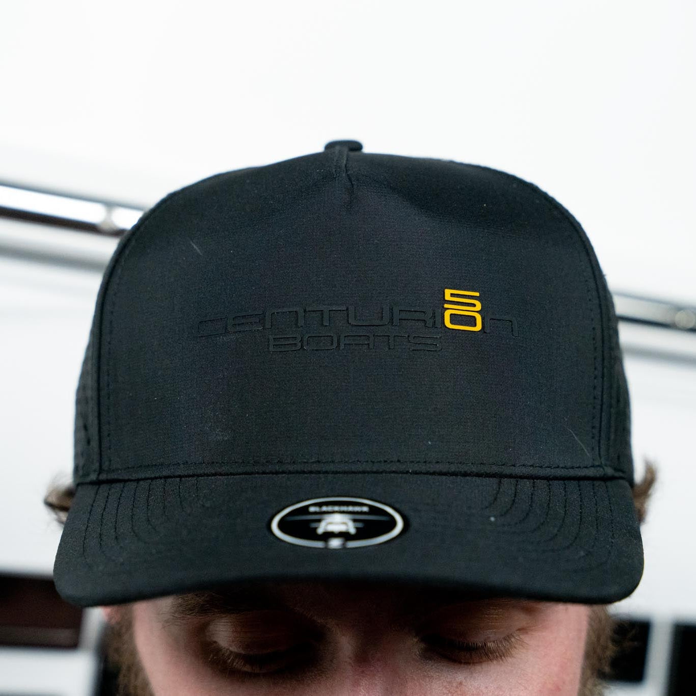 Centurion 50th Anniversary Blackhawk Hat in Black