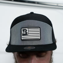 BoardCo Cobra Hat Grey/Black with Flag Patch