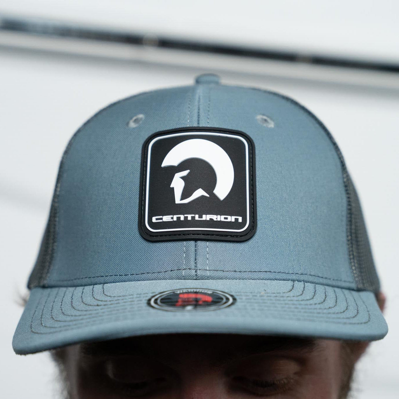 Centurion Warrior Hat in Smoke Blue/Aluminum