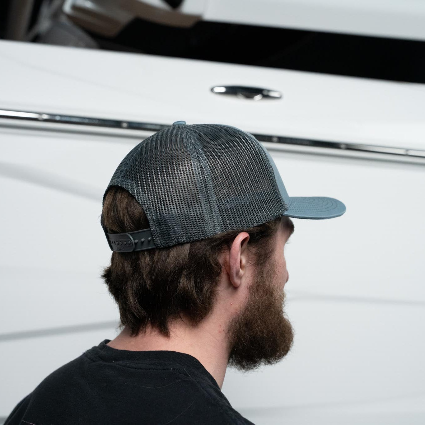 Centurion Warrior Hat in Smoke Blue/Aluminum