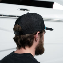 Centurion Blackhawk R+ Hat in Black with Light Blue Chain link Rope