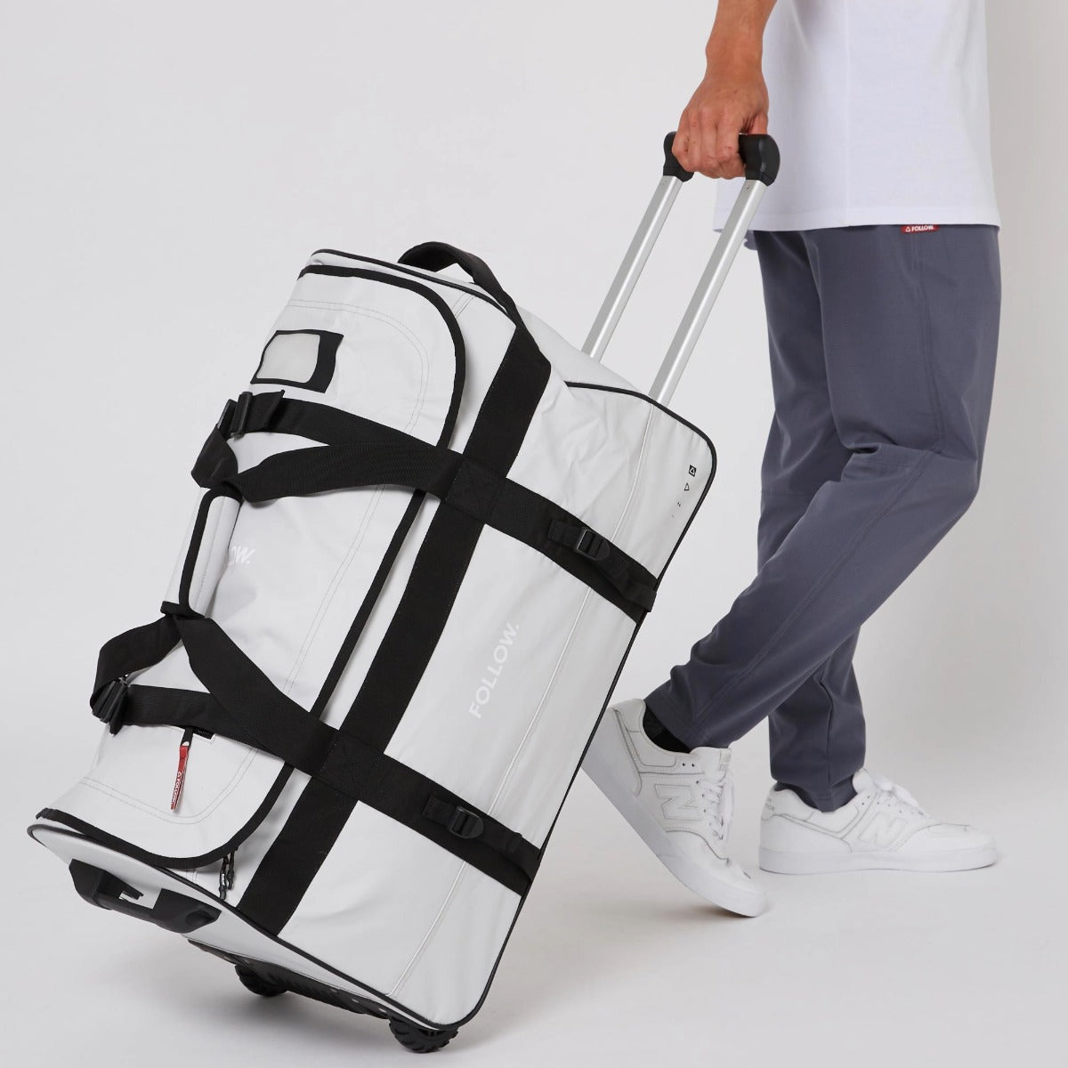 Follow Life Gear Bag in Light Grey