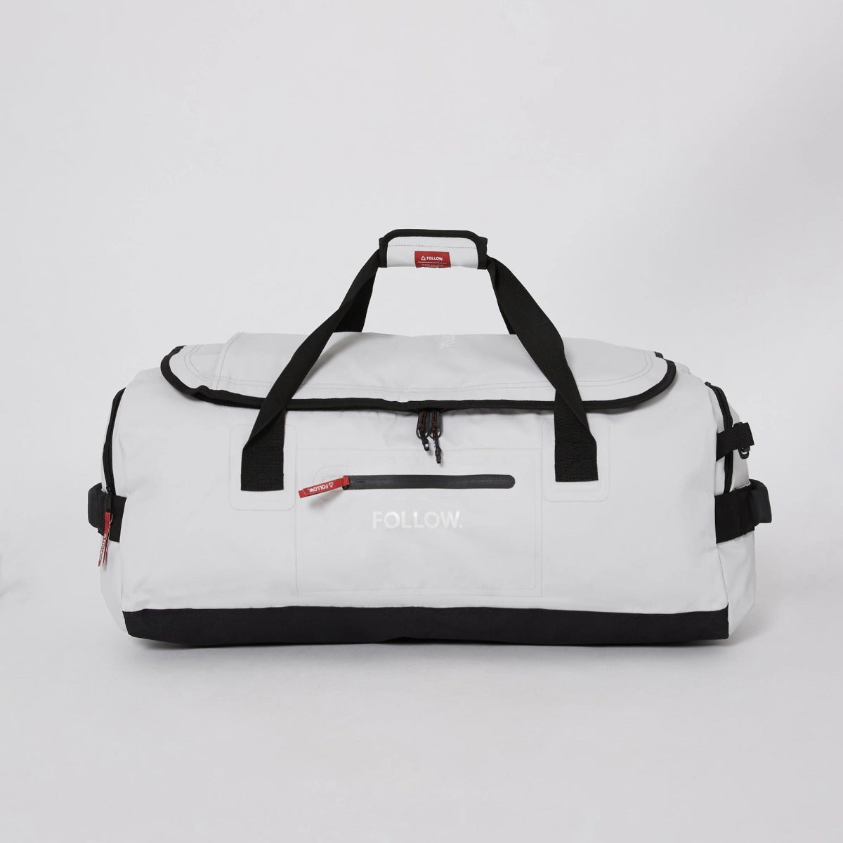 Follow Life Duffel Bag in Light Grey