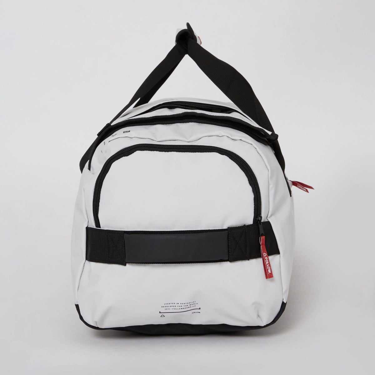 Follow Life Duffel Bag in Light Grey
