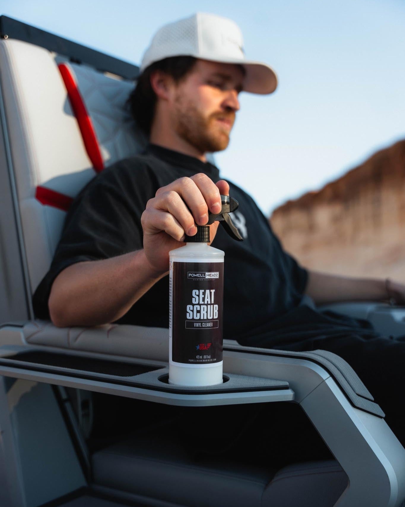 Powell Headz Seat Scrub Vinyl Seat Cleaner 16oz