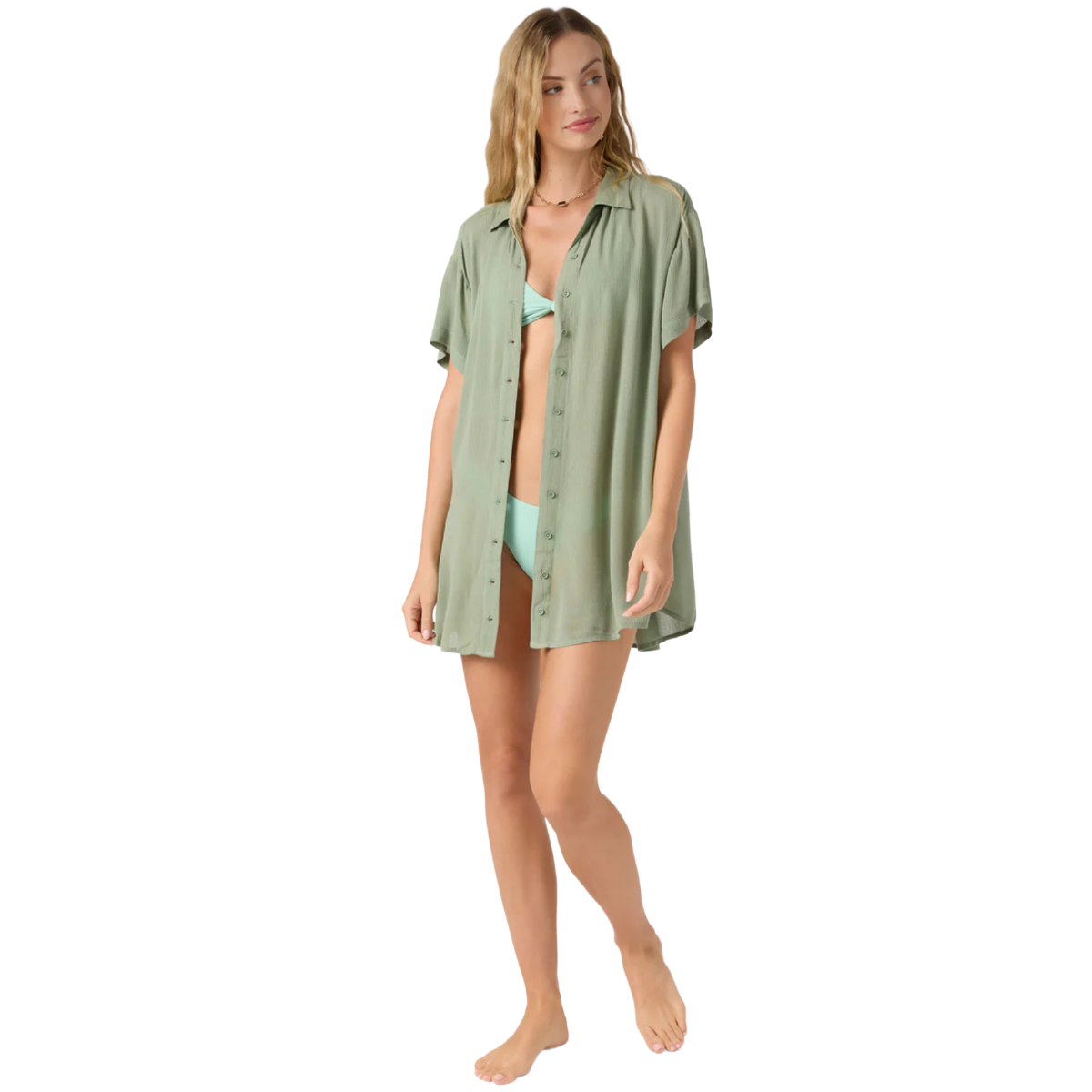 O'Neill Saltwater Solids Carlee Coverup in Sea Spray