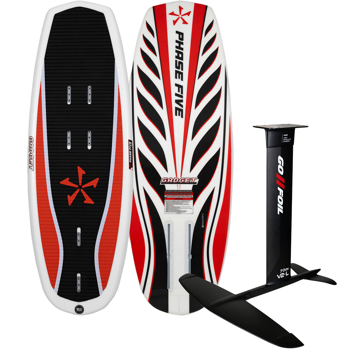 Phase 5 Gadget V3 + Go Foil RSX Flip Wake Foil Package 2026