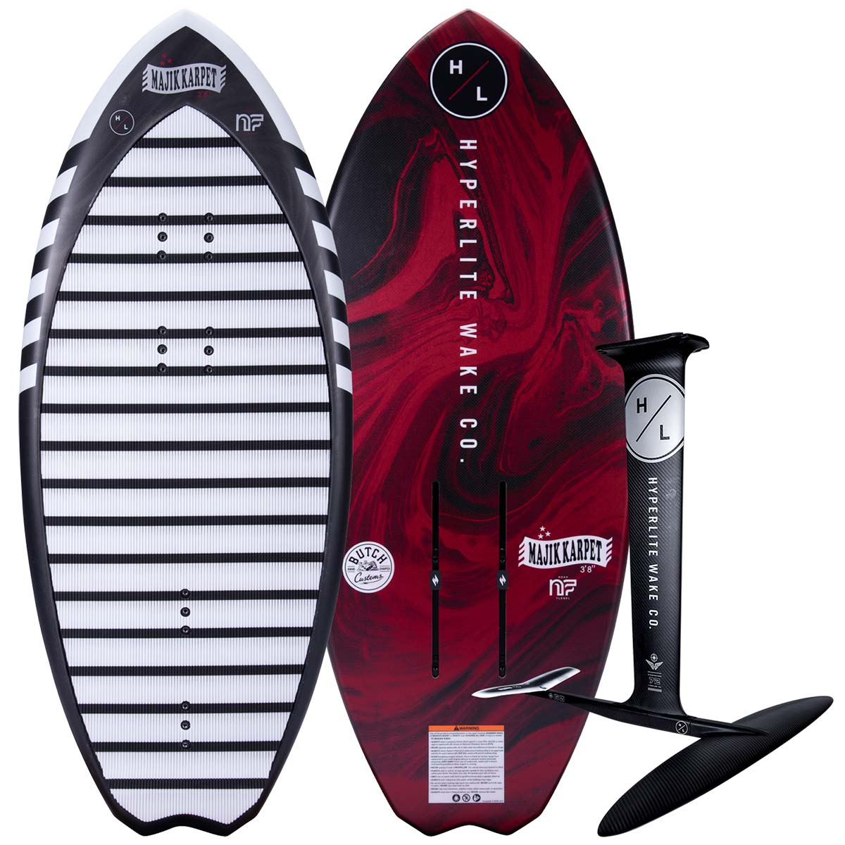 Hyperlite Majik Karpet / Raptor 1100 Wake Foil Package 2025
