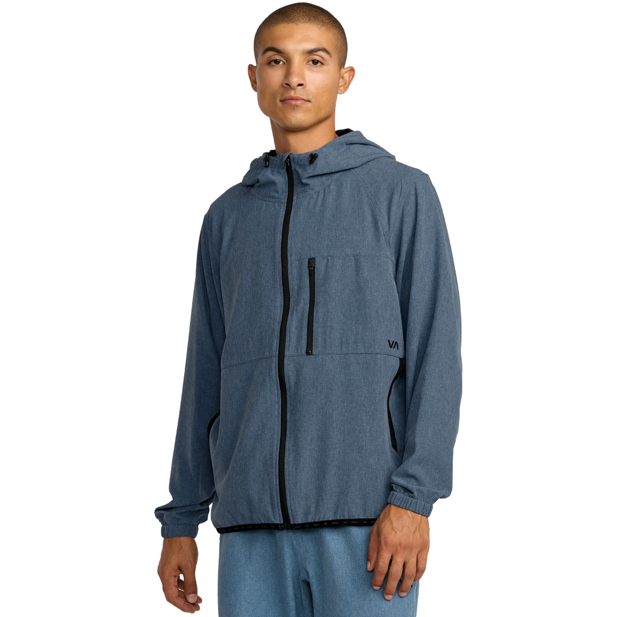 RVCA Yogger Jacket II in Vintage Navy Heather