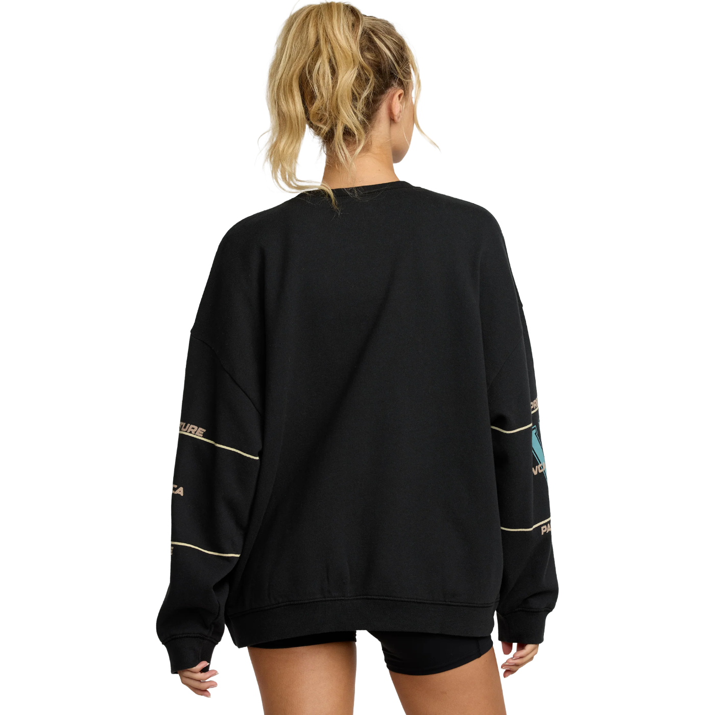 RVCA Puck It Pullover in Black