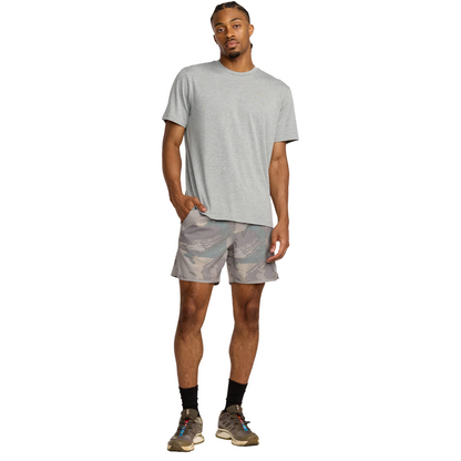 RVCA Hybrid 17" Short in Khaki Camo