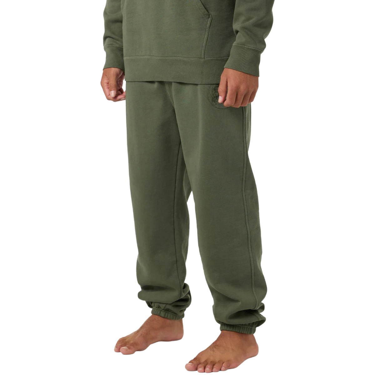 O'Neill OG Essential Elastic Waist Fleece Pants in Clover