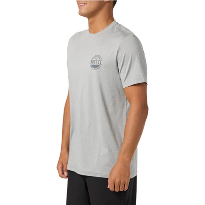 O'Neill TRVLR UPF Paradise Tee in Heather Grey