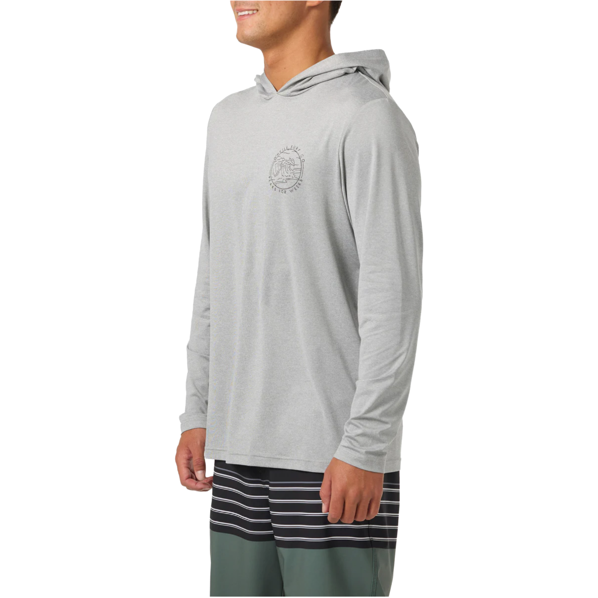 O'Neill TRVLR UPF Hooded Cliffs Long Sleeve Pullover