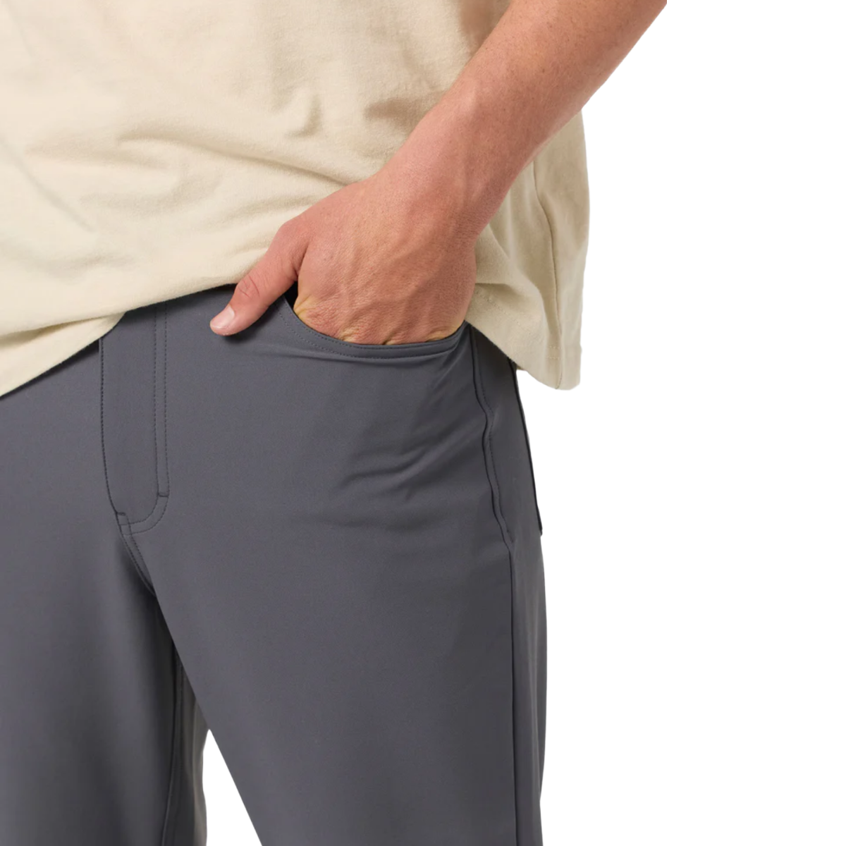 O'Neill Crossover 5-Pocket Standard Fit Hybrid Pants in Graphite