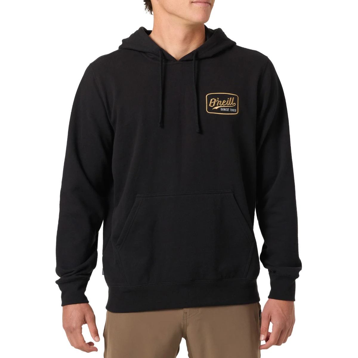 O'Neill Fifty Two Cliffs Pullover Hoodie in Black