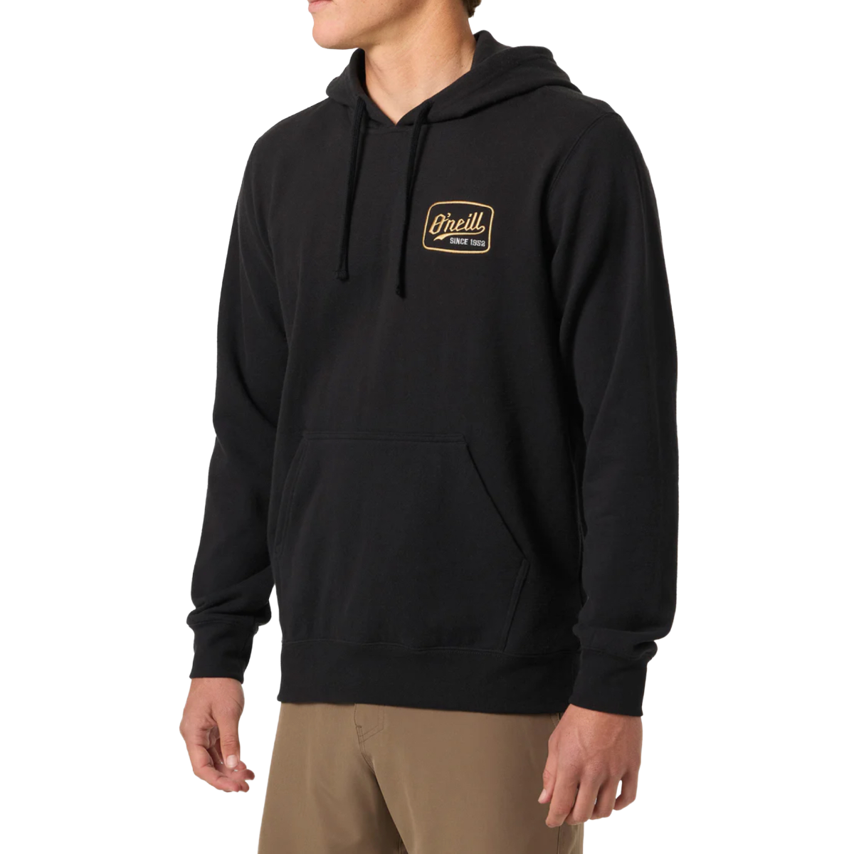 O'Neill Fifty Two Cliffs Pullover Hoodie in Black