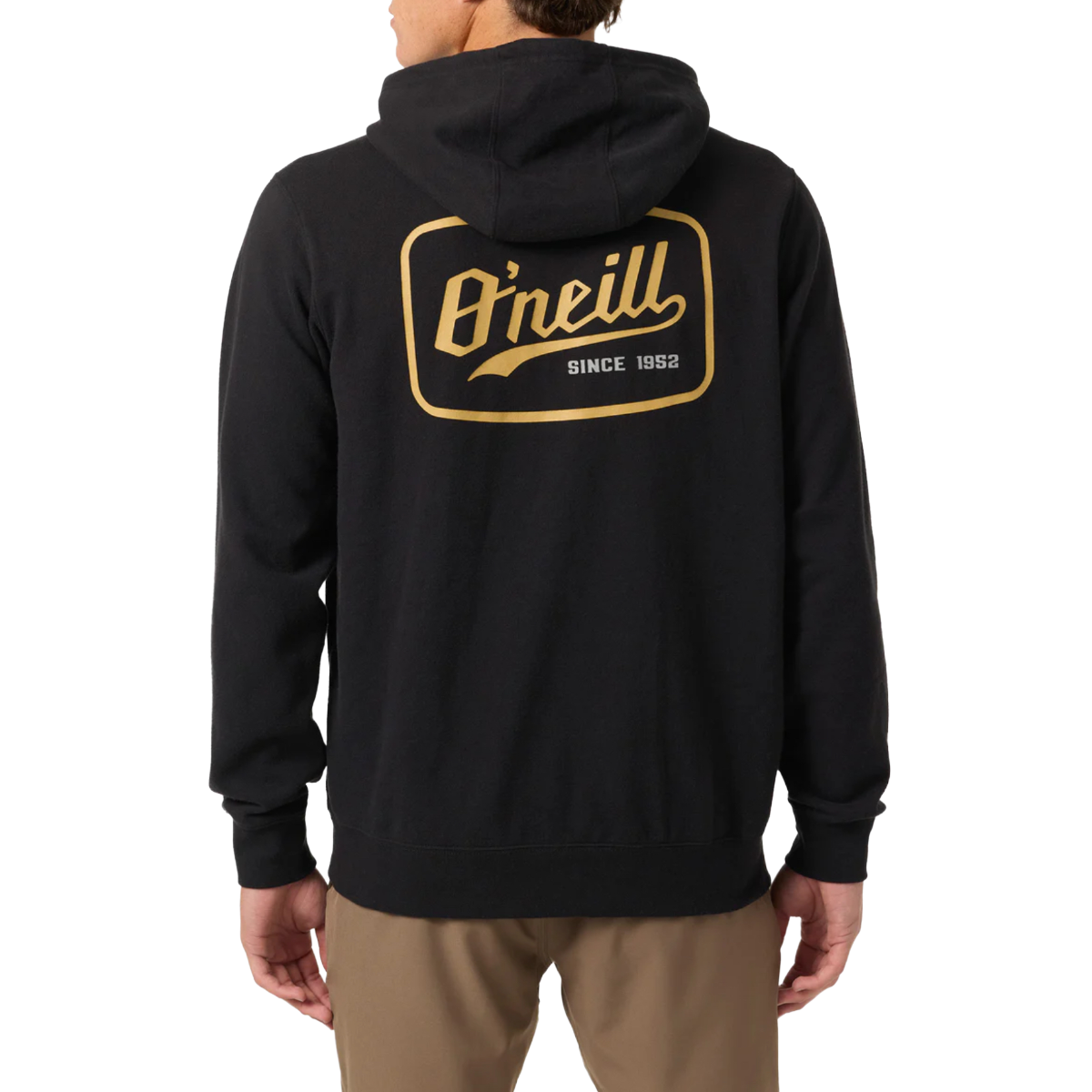 O'Neill Fifty Two Cliffs Pullover Hoodie in Black