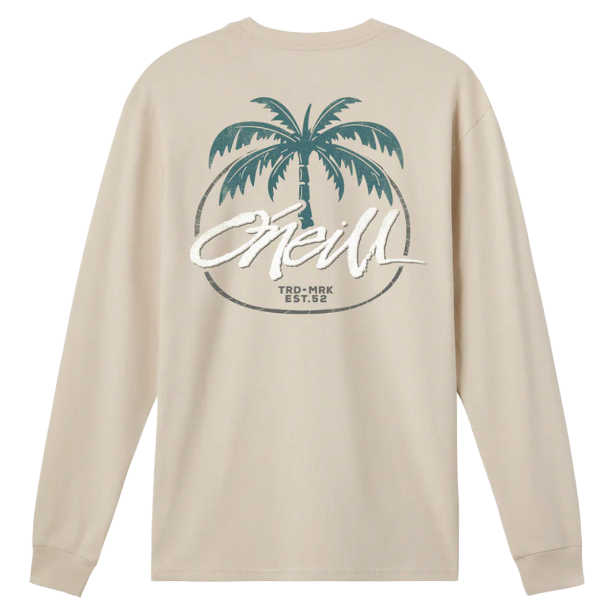 O'Neill Home Grown Long Sleeve Tee in Light Khaki