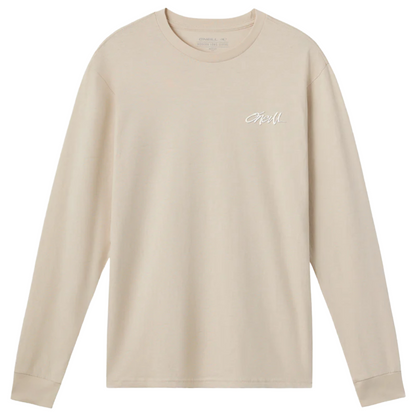 O'Neill Home Grown Long Sleeve Tee in Light Khaki