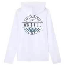O'Neill Boys TRVLR UPF Hooded Blaze Long Sleeve Pullover in White