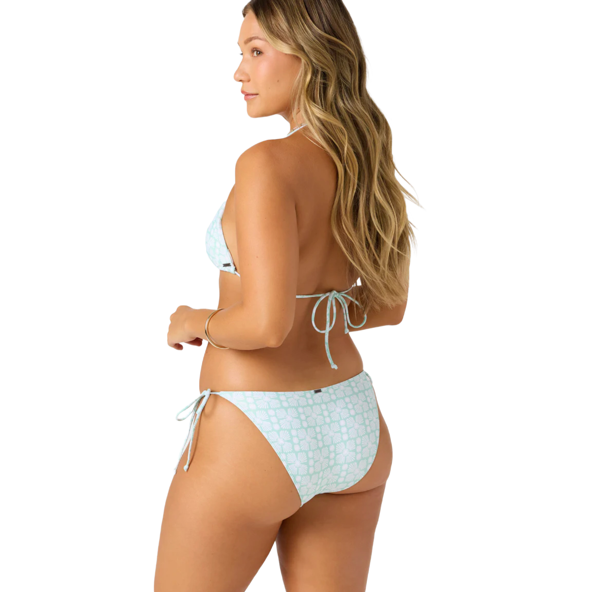 O'Neill Saltwater Essentials Maracas Bikini Bottoms in Opal